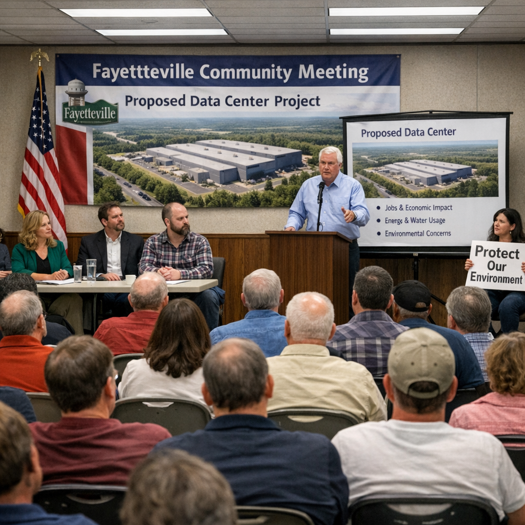 Fayetteville’s Data Center Debate: Balancing Growth and Community Concerns